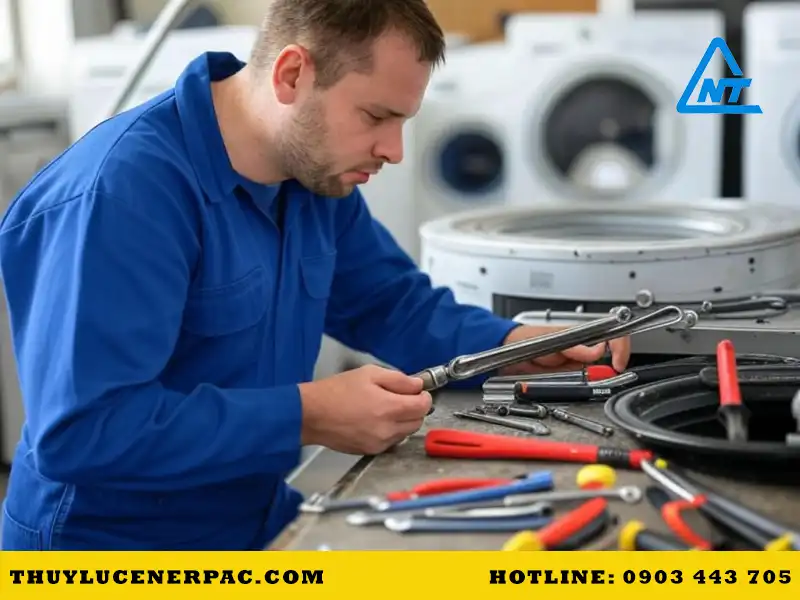 Giải Pháp Sửa Chữa Hiệu Quả Với Cảo Thủy Lực Máy Giặt Từ Enerpac 1 Tầm Quan Trọng Của Công Cụ Chuyên Dụng Trong Sửa Chữa Máy Giặt