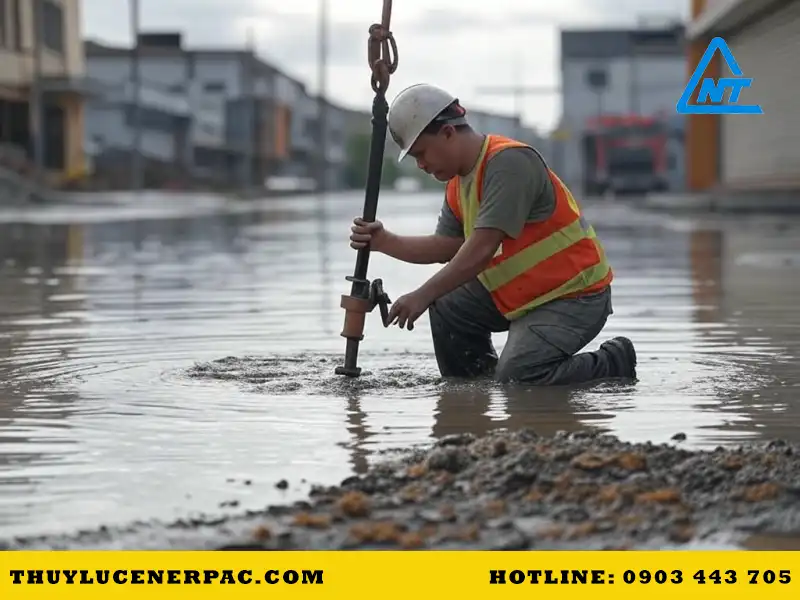 Ứng dụng kích thủy lực ngang trong cứu hộ thiên tai 3 Hỗ Trợ Khắc Phục Hậu Quả Ngập Lụt Với Kích Thủy Lực Nằm Ngang